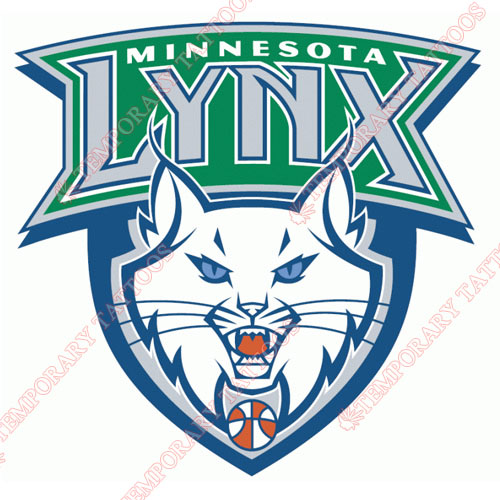 Minnesota Lynx Customize Temporary Tattoos Stickers NO.8565